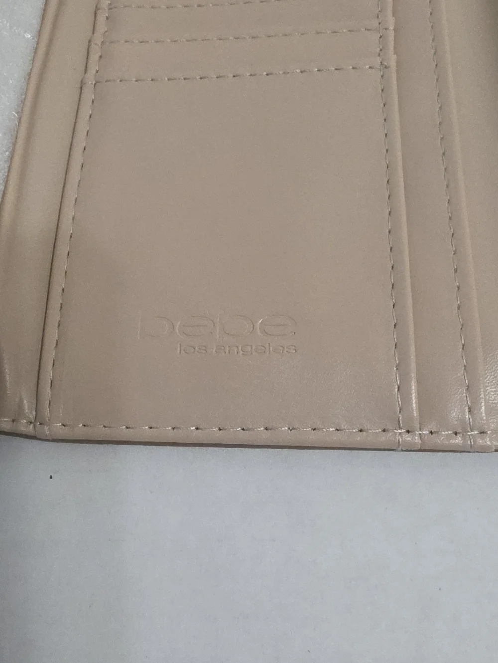 Bebe Louisa Trifold Wallet In Taupe *NWT*